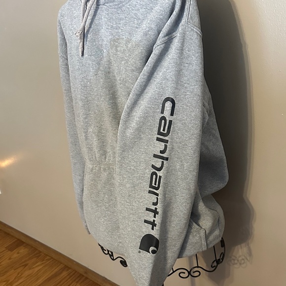 Carhartt Women's Light Gray Hoodie - Picture 3 of 10